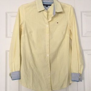 Preppy Tommy Hilfiger Yellow Button Down😍💁🏼‍♀️